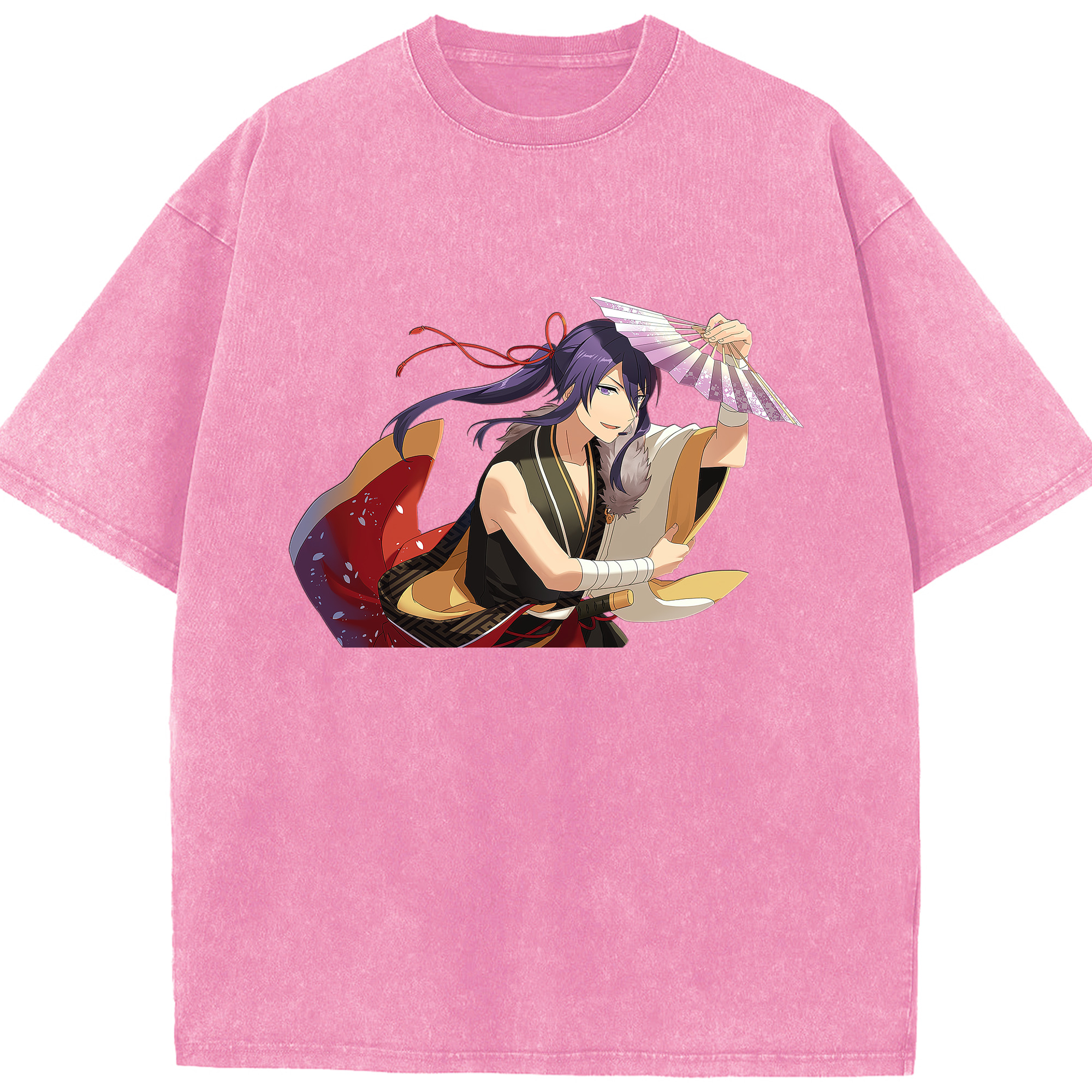 （画像用） あんさんぶるスターズ! Ensemble Stars 綿100% ヴィンテージ風 半袖Tシャツ（フロントプリント）